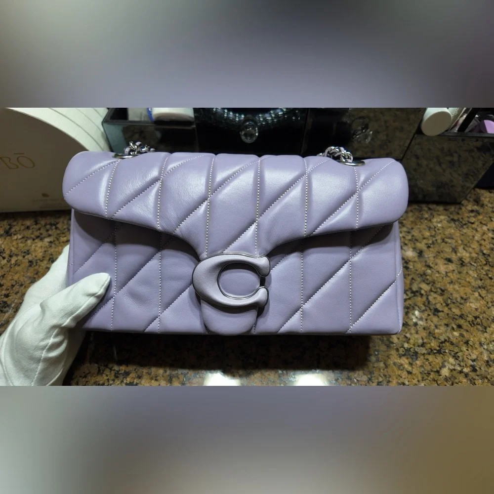 Coach Tabby 26 with Quilting in Soft Purple - Picture 6 of 11